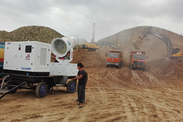 路橋工程用降塵移動噴霧機
