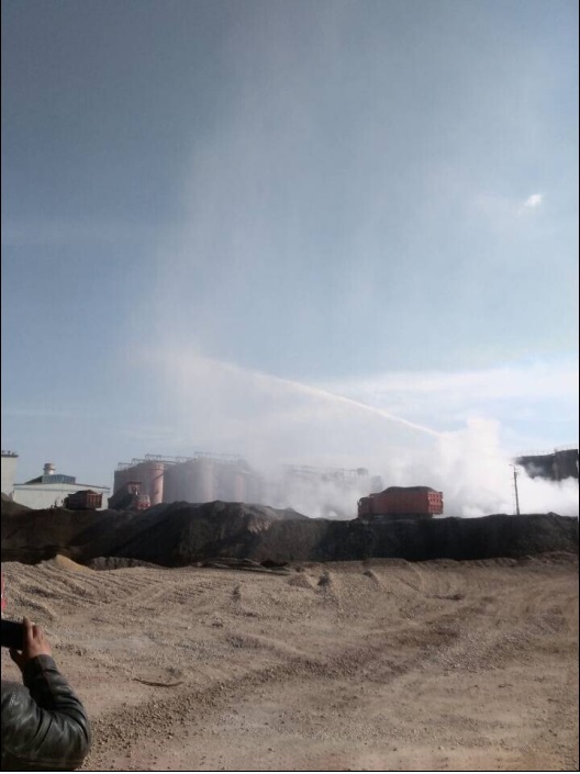 錦江集團開曼（三門峽）有限公司噴淋防塵工程