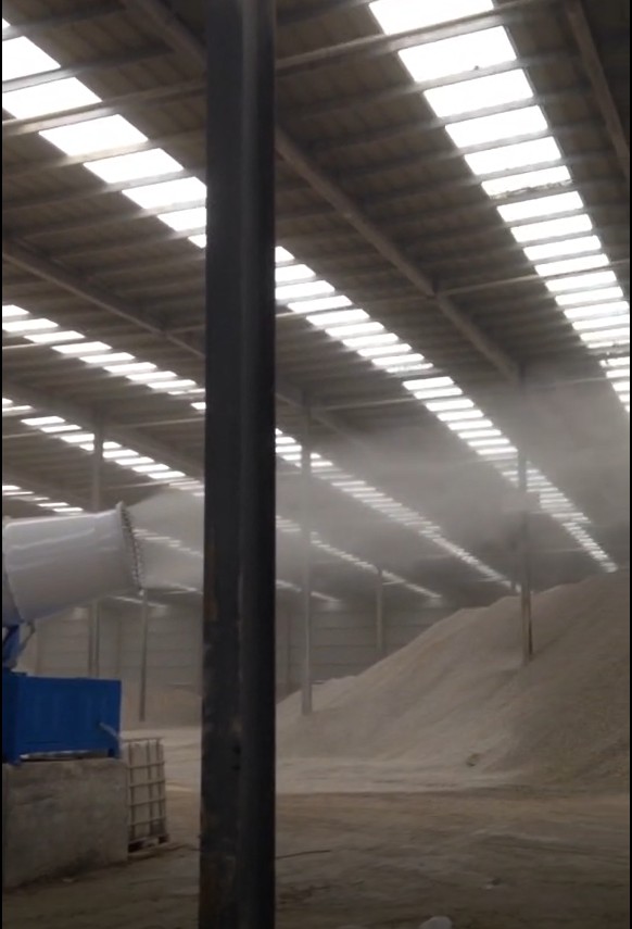 砂石料場(chǎng)噴霧效果