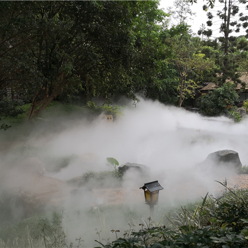 景觀高壓霧森效果