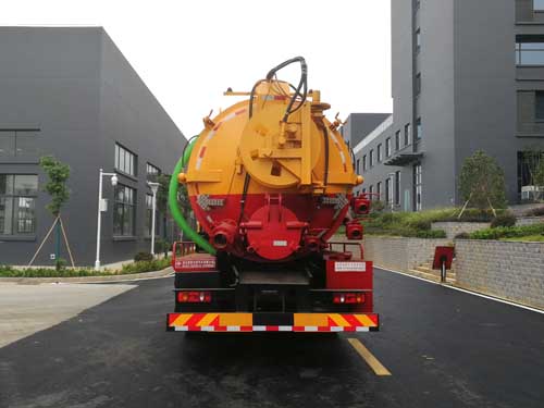 東風(fēng)天錦14立方清洗吸污車