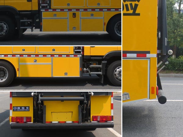 重汽汕德卡雙排座救險(xiǎn)車(chē)