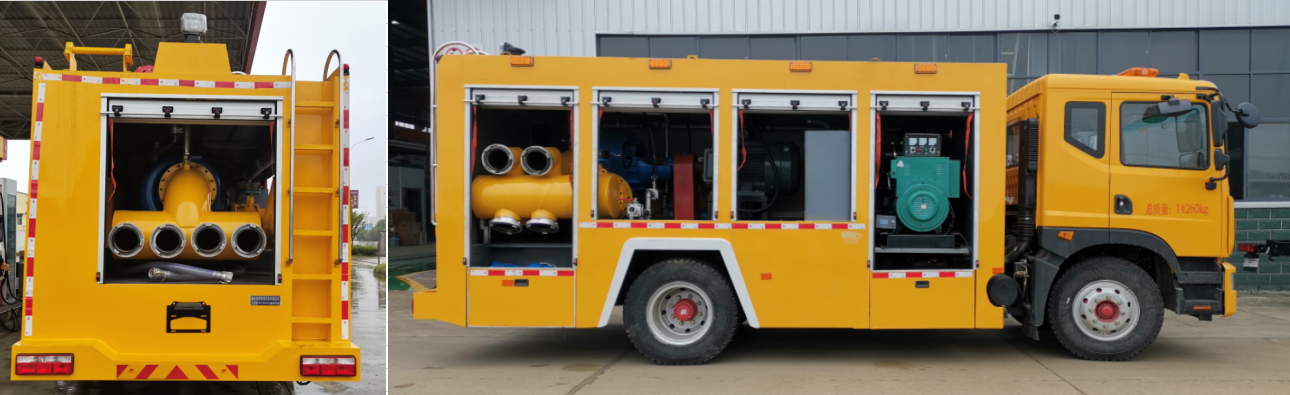 東風(fēng)多利卡D9大流量排水搶險(xiǎn)車