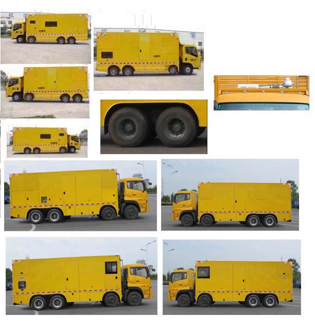 東風(fēng)天龍后雙橋電源車