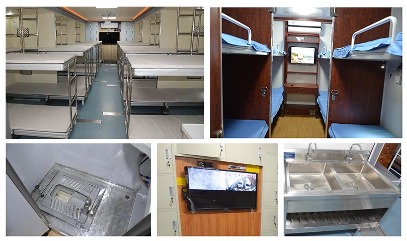 重汽汕德卡后雙橋宿營車