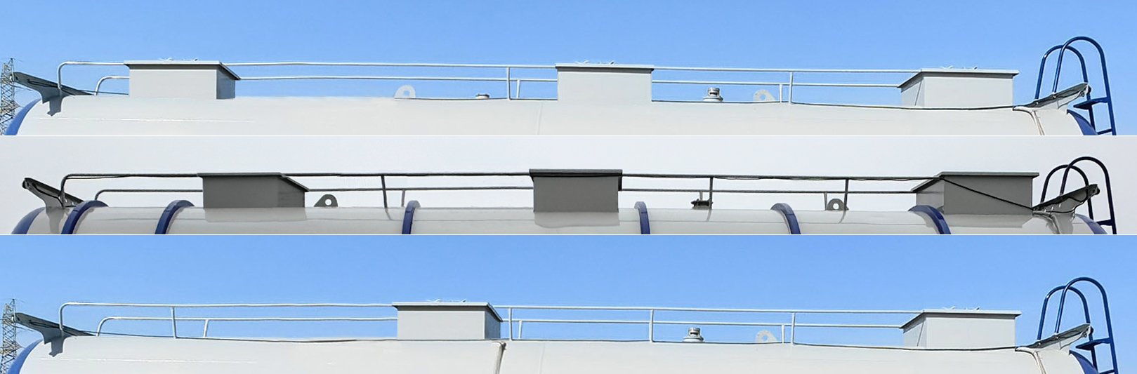 楚勝牌CSC9401GFWCY型腐蝕性物品罐式運(yùn)輸半掛車