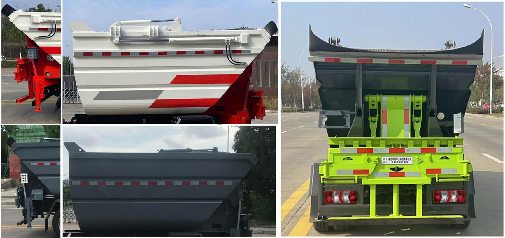 楚勝牌CSC5042ZZZJHBEV型純電動(dòng)自裝卸式垃圾車(chē)