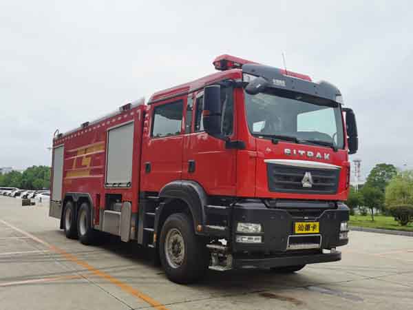 楚勝牌CSC5280GXFSG120/S6型水罐消防車