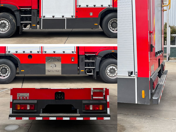 楚勝牌CSC5300GXFGL120/Z6型干粉水聯(lián)用消防車