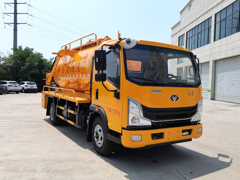 楚勝牌CSC5118GQWZ6型清洗吸污車